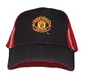 Manchester United Premier League Soccer Hat - Black/Red Back