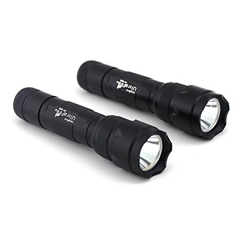 UltraFire? 2pc Ultrafire Wf502b Flashlight Cree Xm-l T6 Led 1000lm 5 Mode Torch(battery Not Included)
