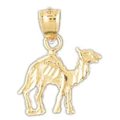 Cheap Girls Jewelry Dazzlers Solid 14k Gold Camel Charm Pendant Available in three colors from jewelsberry (weights: 1.2 grams only) For Sale