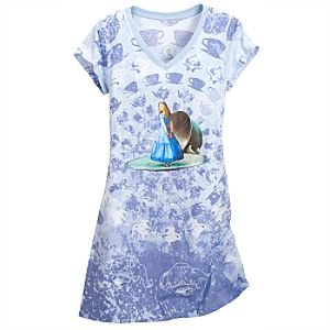 Disney Fitted Curiouser Alice in Wonderland Nightshirt for Women