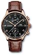 IWC Portuguese ChronoAutomatic 18kt Rose Gold Brown Mens Watch IW371415