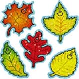 DAZZLE STICKERS FALL LEAVES 75-PK ACID AND LIGNIN FREE