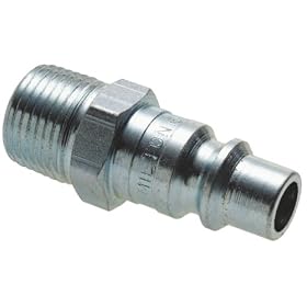 Milton 1837BK M Style Quick Fitting: 3/8-Inch Male Plug