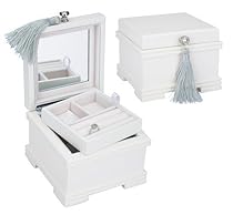 Emma Jewel Chest in White