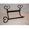 Wrought Iron Toilet Paper Holder Heart -2 Part