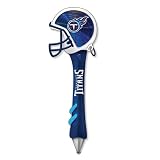 Pack of 2 NFL Tennessee Titans Light-Up Mirrored Football Office Pens 6"