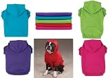 LARGE - SET OF 5 BRIGHT COLORS - Soft, Colorful Dog Sweatshirts