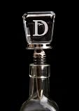 Monogram Glass Wine Stopper - D