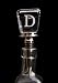 Kitchen & Housewares : Monogram Glass Wine Stopper - D