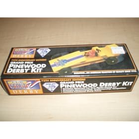 Grand Prix Pinewood Derby Kit - 75th Anniversary Edition