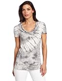 Calvin Klein Performance Womens Short Sleeve Cowl Neck Tee