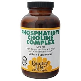 Country Life - Phosphatidyl Choline Complex, 1200 mg