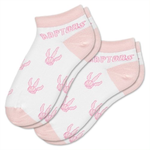 NBA Toronto Raptors Womens Socks, 2-Pack, Pink