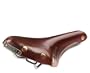 Brooks Saddles Swift Bicycle Saddle (Men's, Chrome Rails, Antique Brown)