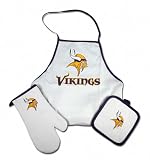 Minnesota Vikings Tailgate & Kitchen Grill Combo Set