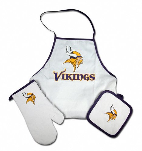 Minnesota Vikings Tailgate & Kitchen Grill Combo Set