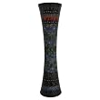 Handmade Hourglass Shaped Lacquer Vase With Intricate Hand-etched Design (Thailand)