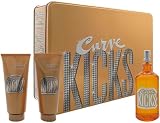 Curve Kicks by Liz Claiborne for Women 3 Piece Set Includes: 3.4 oz Eau de Toilette Spray + 3.4 oz Body Lotion + 3.4 oz Bath & Shower Gel