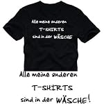 Alle meine anderen t-shirts sind in der W&auml;sche T-SHIRT SCHWARZ