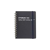 A6変型 ロルバーンダイアリーM メタリック【ブラック】＜2015年10月から2016年12月＞ 1