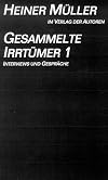 Gesammelte Irrtumer: Interviews und Gesprache (Theaterbibliothek)