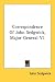 Book Correspondence Of John Sedgwick, Major-General V1