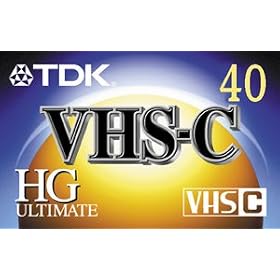 Click here to buy TDK TC40HG High Grade Ultimate VHS-C Video Tape (40 min.) by TDK.