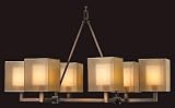 Fine Art Lamps 331440 Large 6LT Chandelier Quadralli Contemporary Indoor Lighting