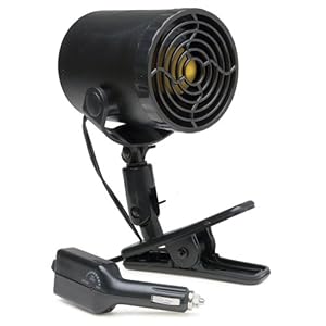Roadpro 12V "Tornado Fan" with Removable Mounting Clip or Permanent Mount