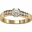 14K Yellow Gold Diamond Ring - 0.33 Ct.