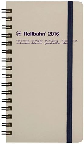 A6 variant month block Roruban diary Slim [gray] October 2015 to December 2016