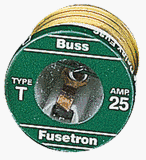 Fuses: Bussmann BP/T10 T Plug Fuse