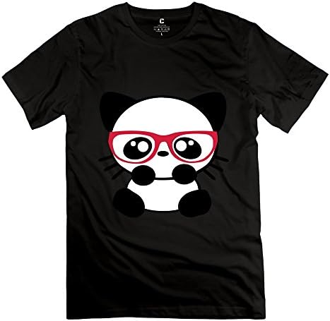MAD Classic Nerd Cat Tee - Male's Tshirt Black Size M