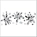 Baby : Gray Camouflage Splash Wall Transfer Stickers Border