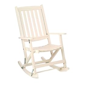 Indoor/Outdoor Folding Rocker - White by Home Styles