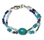 Turquoise "5th Throat" Chakra Bracelet - 7 1/2"