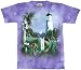 Lighthouse Garden T-shirt Womens Short Sleeved Cotton Shirt of the Sea Side