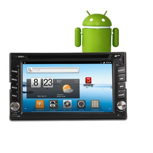 Ouku 2 Din Android In Dash Car PC DVD Player GPS navigation Head Dek