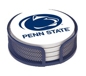 Absorbent Coaster Gift Set Penn State University - Coordinating Holder Included