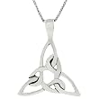 Sterling Silver Celtic Triquetra Necklace
