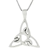 Sterling Silver Celtic Triquetra Necklace