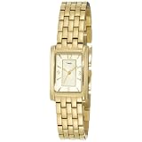 Women Gold Watch, Timex Womens Gold-Tone Fashion Rectagle Dress Watch