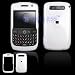 Blackberry Curve 8900 Javelin Cell Phone White Solid Protective Case Faceplate Cover + Free LiveMyLife Wristband