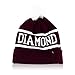 MuLuo Wool Winter Men Women Cap Diamond Pattern Gorro Beanies Hats Red