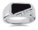 0.15 CTW Men's Diamond Ring in Platinum