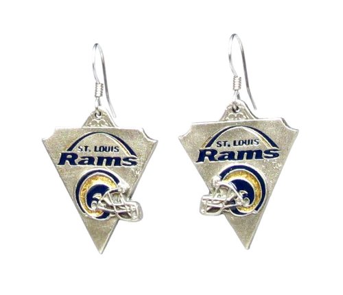 St. Louis Rams Dangle Earrings - NFL Football Fan Shop Sports Team Merchandise