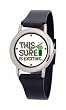 South Park Men's D1542SS414 Torino Collection Mr. Garrison Black Plastic Strap Watch