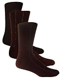 Mens Black Health Socks Assorted 3 Pack | Diabetic Socks