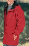 Nylon Hooded Parka with Fleece Lining