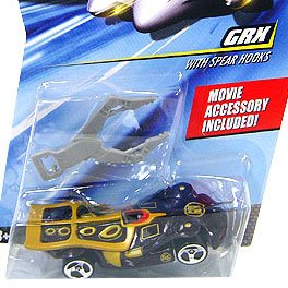 Speed Racer 1:64 Die Cast Hot Wheels Car GRX with Spear Hooks by